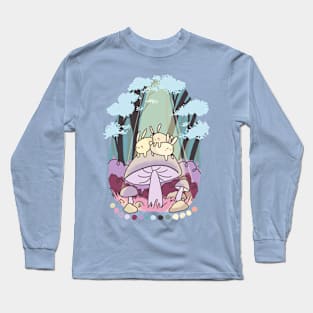 Three cute bunnies sleeping Long Sleeve T-Shirt